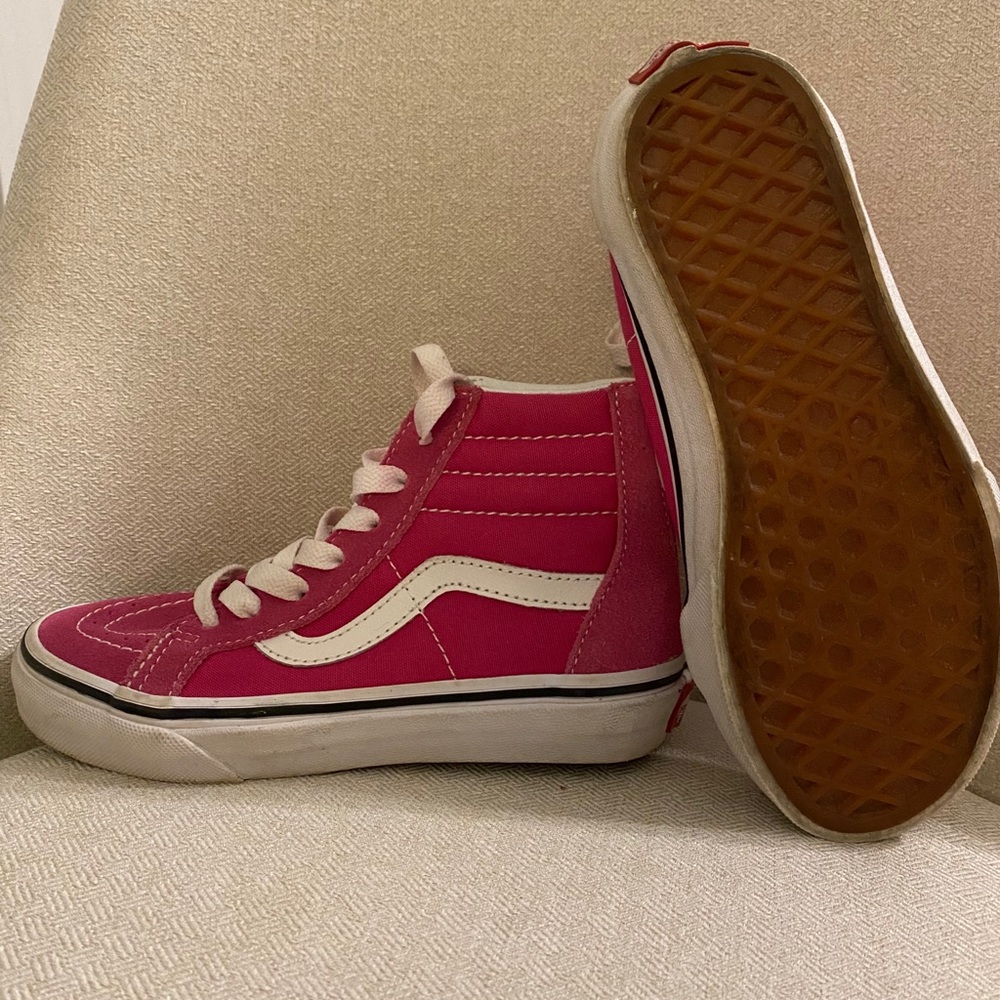 Girls size 13 Vans EUC